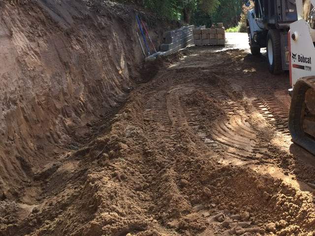 Retaining Wall Excavation