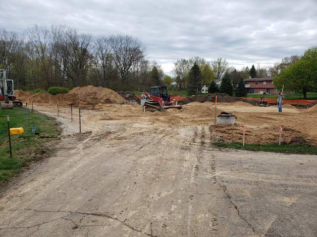 Soil Erosion Lot Grading Services by Dennys Excavating