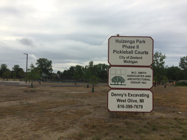 Huizenga Park Pickleball Courts - Dennys Excavating